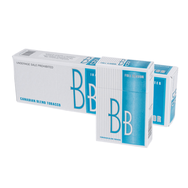 BB Canadian Blend cigarette carton